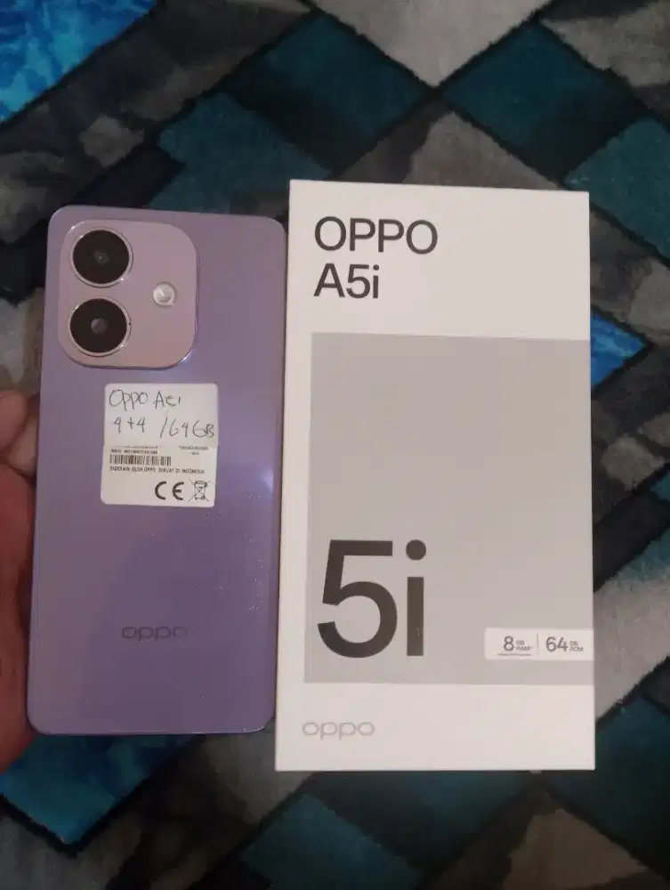 Jual hp Oppo A5I ram 8.. internal 64