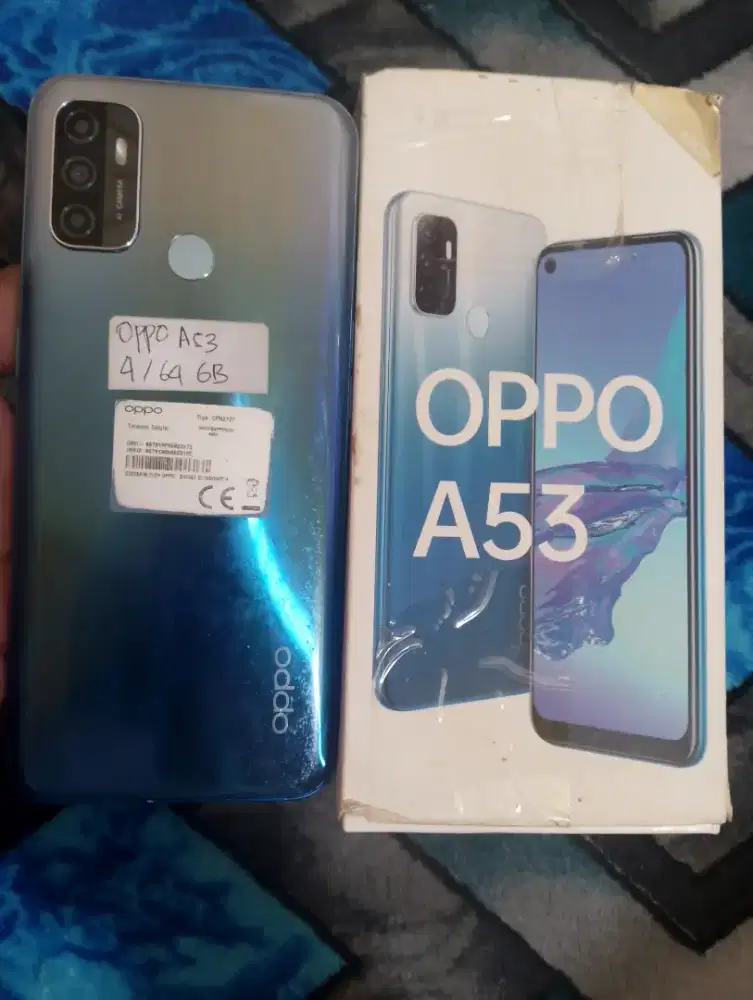 Jual hp Oppo A53.. RAM 4..internal64