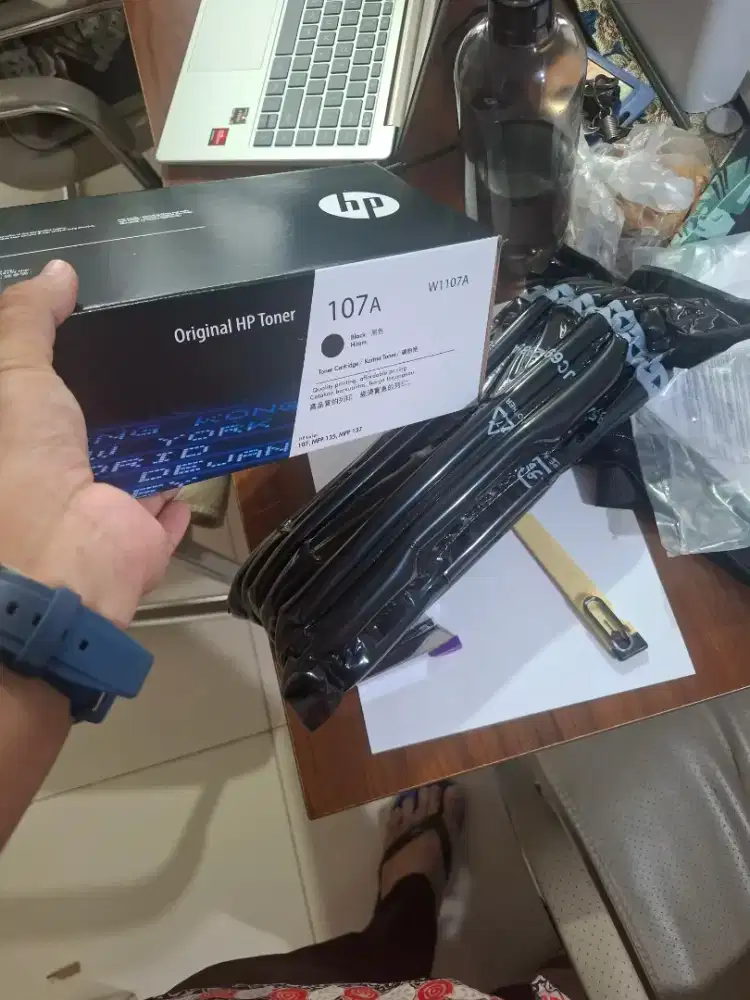 HP cartridge 107a masih baru lepas segel