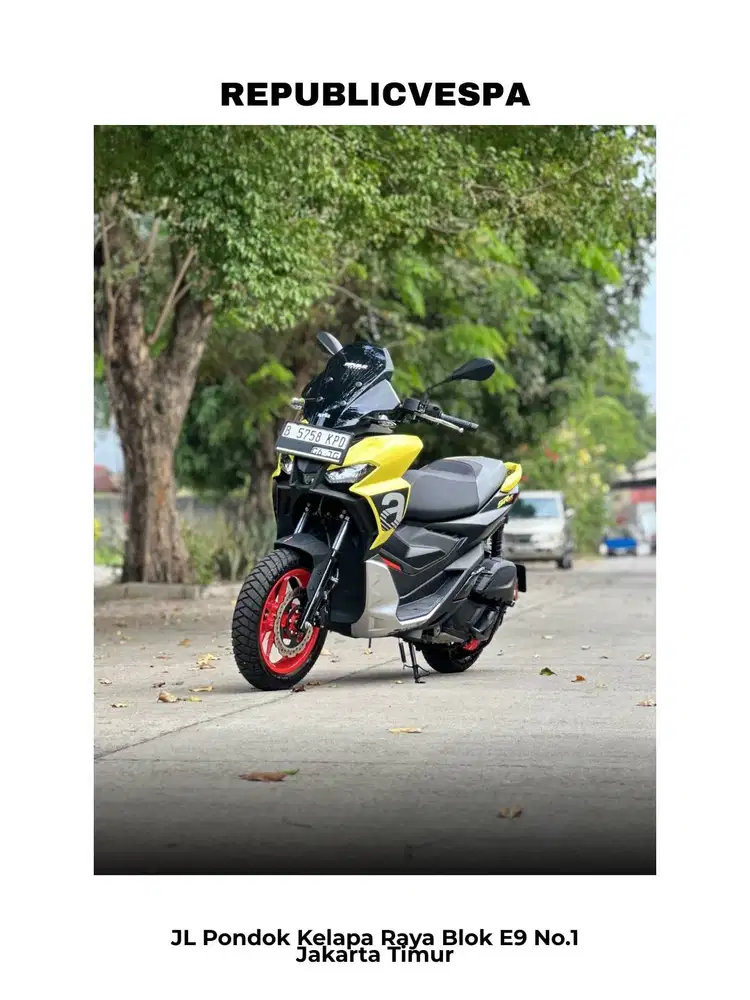 TERMURAH APRILIA SR GT 200 S TH 2024 WARNA STREET GOLD MATTE