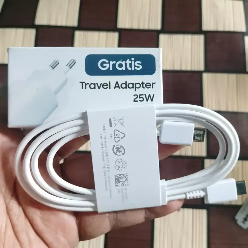 CHARGER ORIGINAL SAMSUNG 25 WATT NEW/BARU