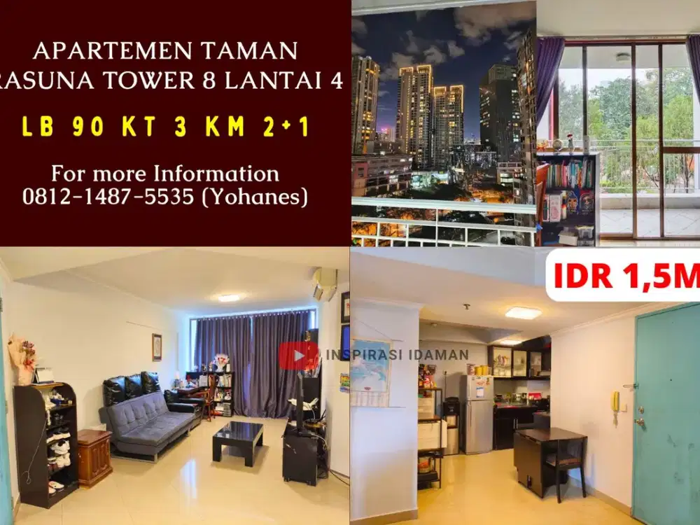 Apartemen Taman Rasuna Tower 8 Lantai 4