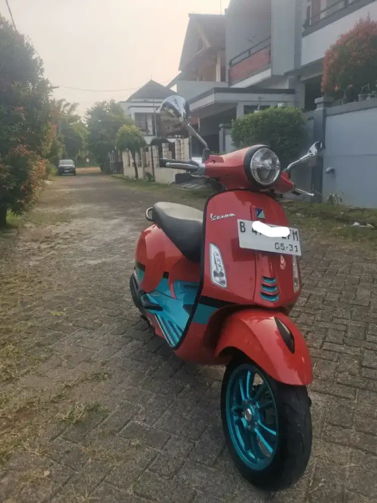 Vespa Primavera Merah Original Mulus Pajak Hidup | Siap Pakai |