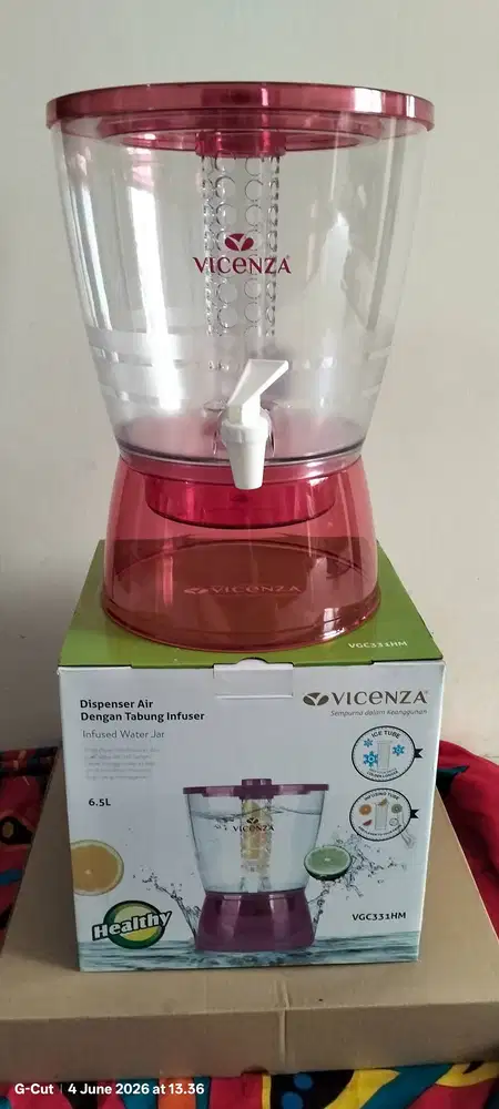 Dispenser tabung infuser - Vicenza original