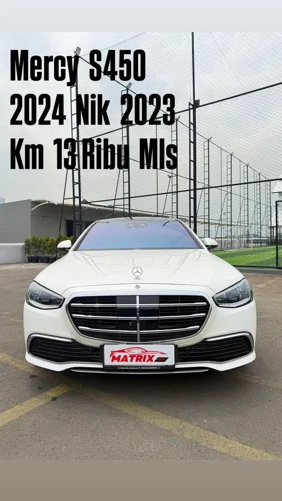 Mercy S450 White on Orange 2024 Nik23 Siap pakai
