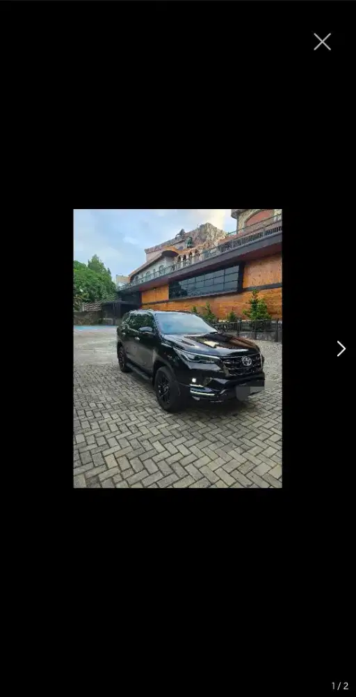 Dijual fortuner GR 2022 mulus pakaian pribadi