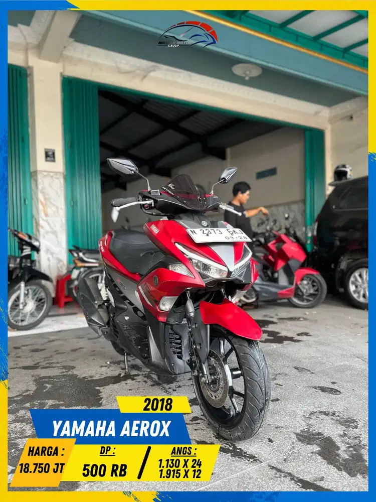 YAMAHA AEROX 2018 MONGGO GAS POLL MASZEHH HIKMAH MOTOR KEPUH