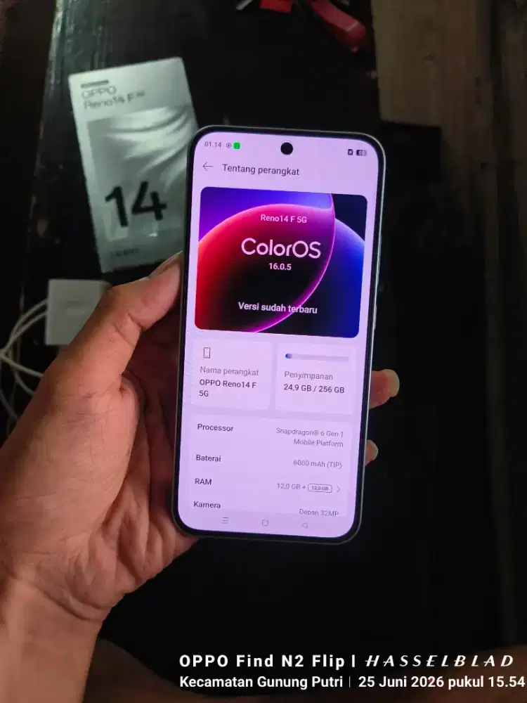 Oppo reno 14f 5g 12/256