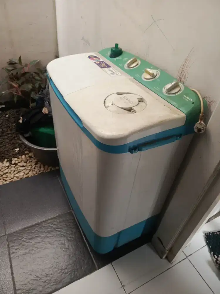 Dijual mesin Cuci Sanken 2 tabung