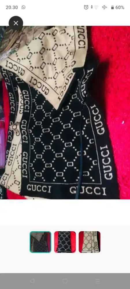 Syall rajut Gucci