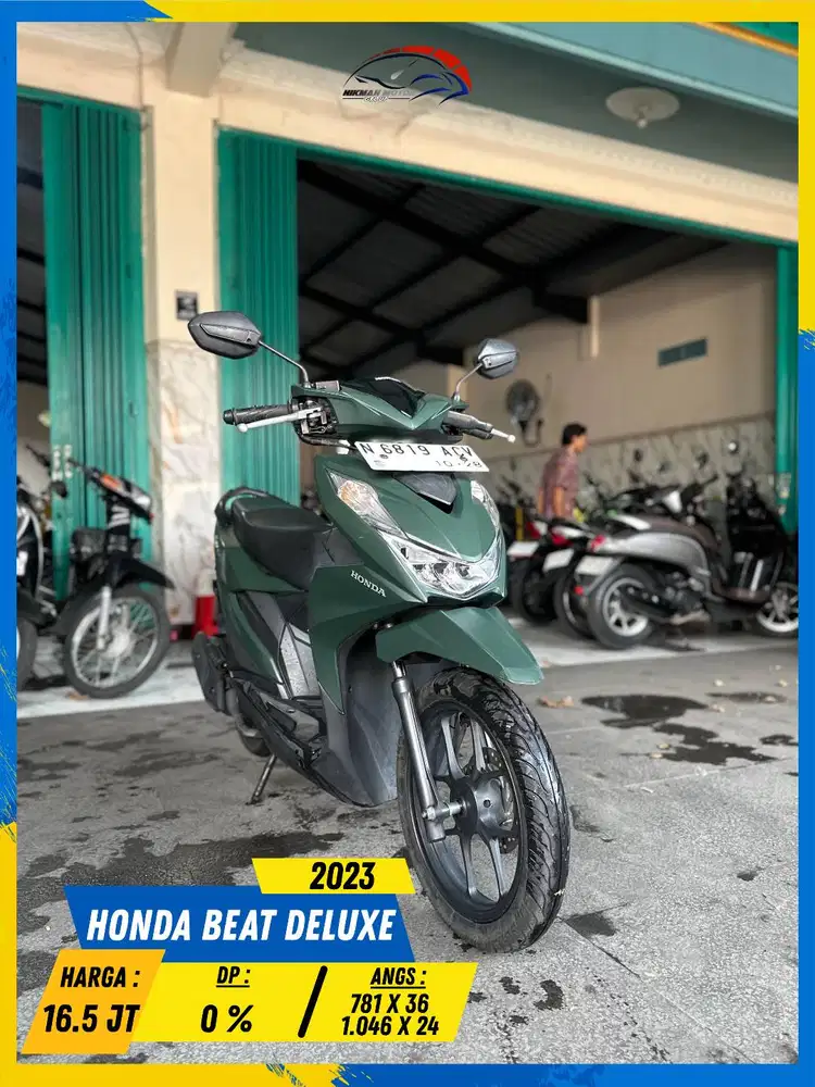 HONDA BEAT DELUXE 2023 MONGGO GAS POLL MASZEHH HIKMAH MOTOR KEPUH