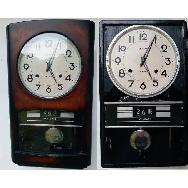 Vintage Jam dinding kuno  SENANG  1/2 an era 50's - 60 's
