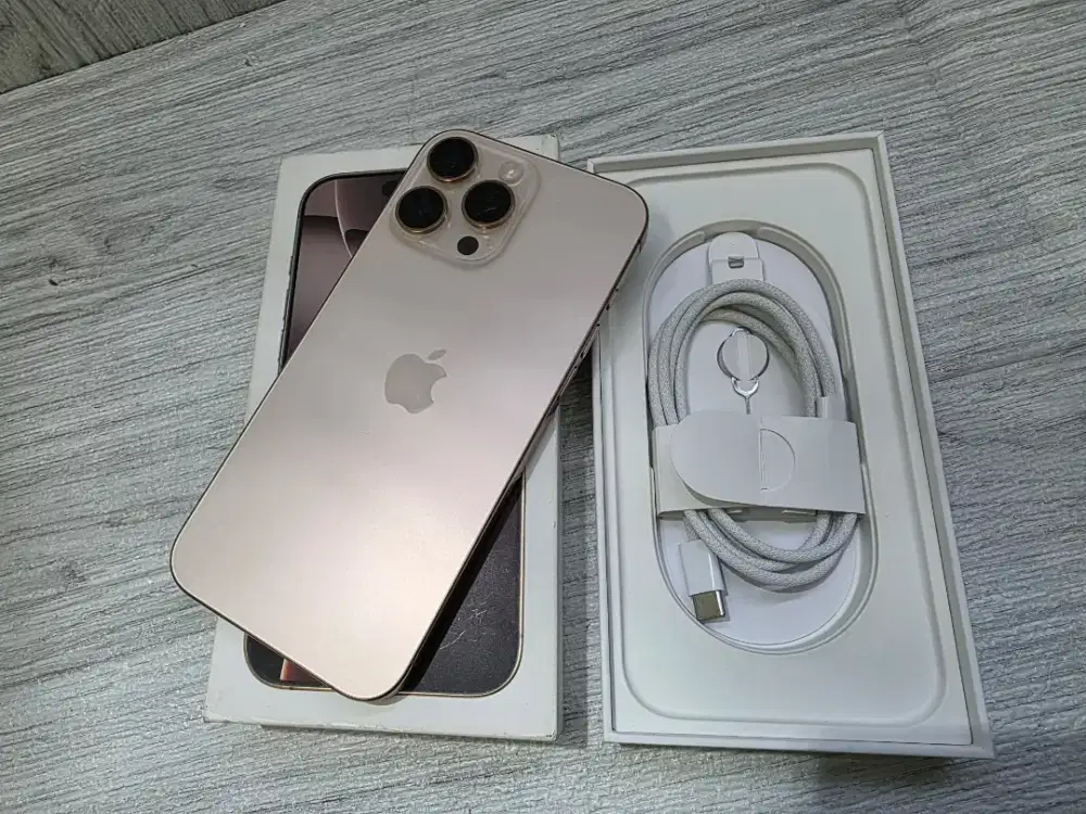 IPHONE 16 PROMAX 256GB DESSERT DUAL SIMCARD INTER CUKAI