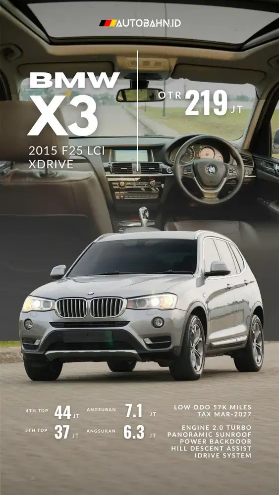 BMW X3 Facelift xDrive 2015