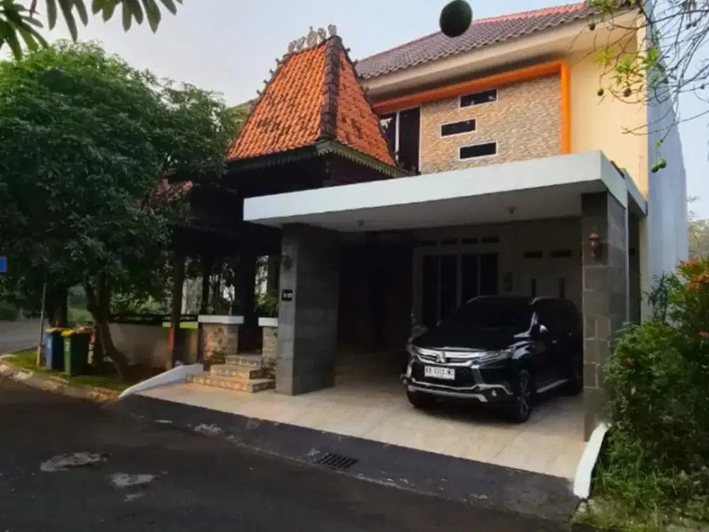 Jual Rumah Mewah 5KT Strategis Arcadia Mediterania Tapos Depok- Keamanan Ketat 24 Jam