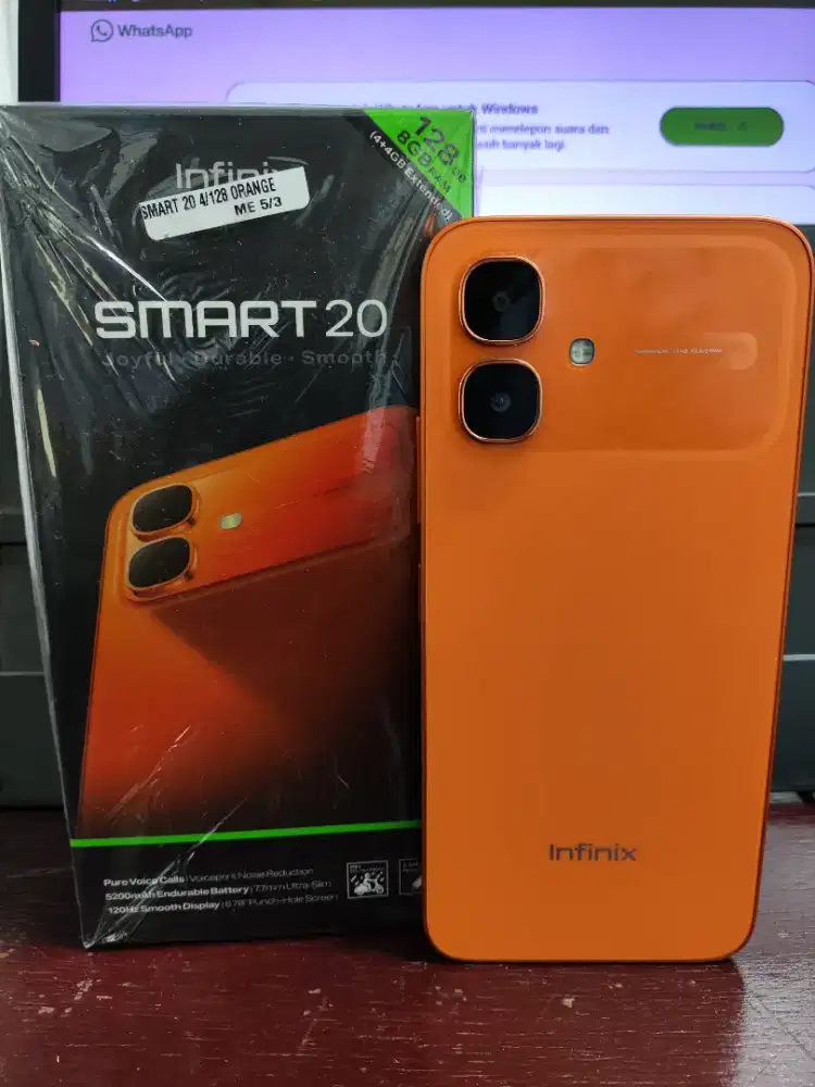 INFINIX SMART 20 RAM 4+4/128GB FULSET ORI
