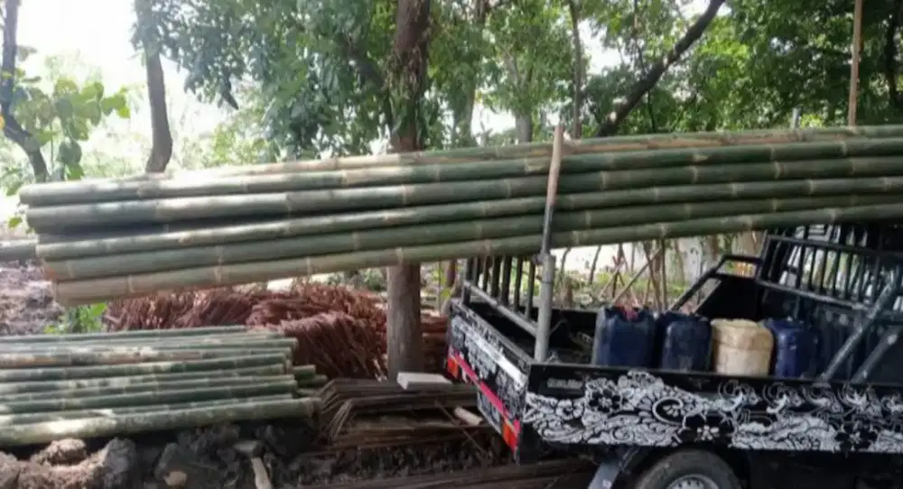 Jual Bambu Stger Papan Triplek cor
