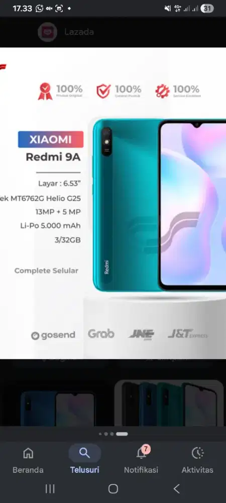REDMI 9A XIAOMI ORI