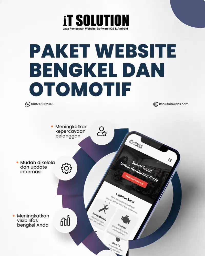Paket Website Bengkel dan Otomotif Profesional di Sleman