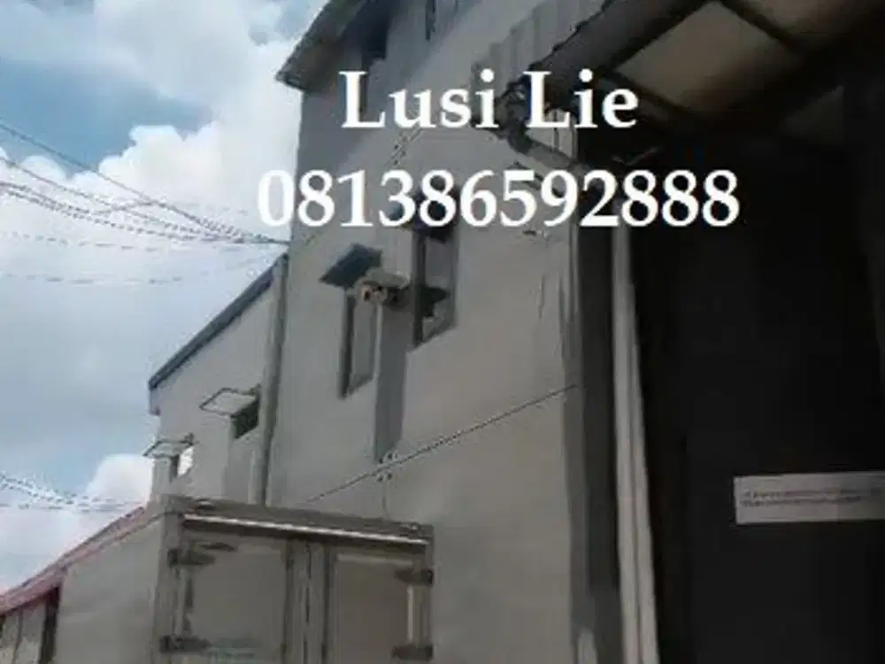 Gudang Cipondoh Tangerang luas 1100m, rapi akses kontainer
