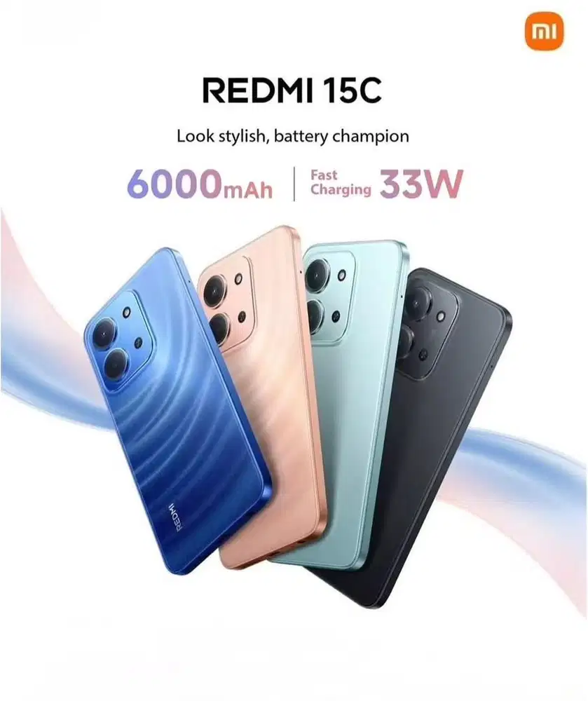 Xiaomi Redmi 15c 6/128 black bisa kredit lewat Home Credit