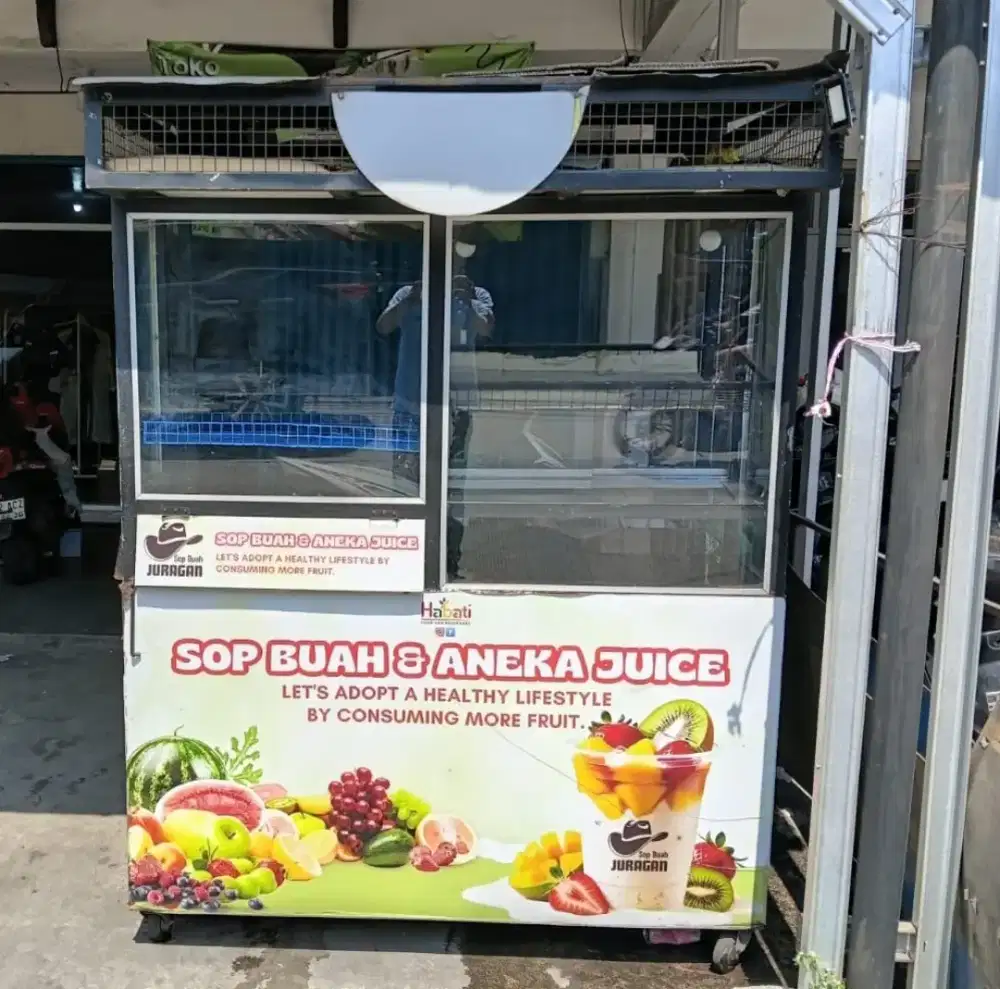 GEROBAK USAHA SERBAGUNA SIAP PAKAI BESI KOKOH HARGA NEGO