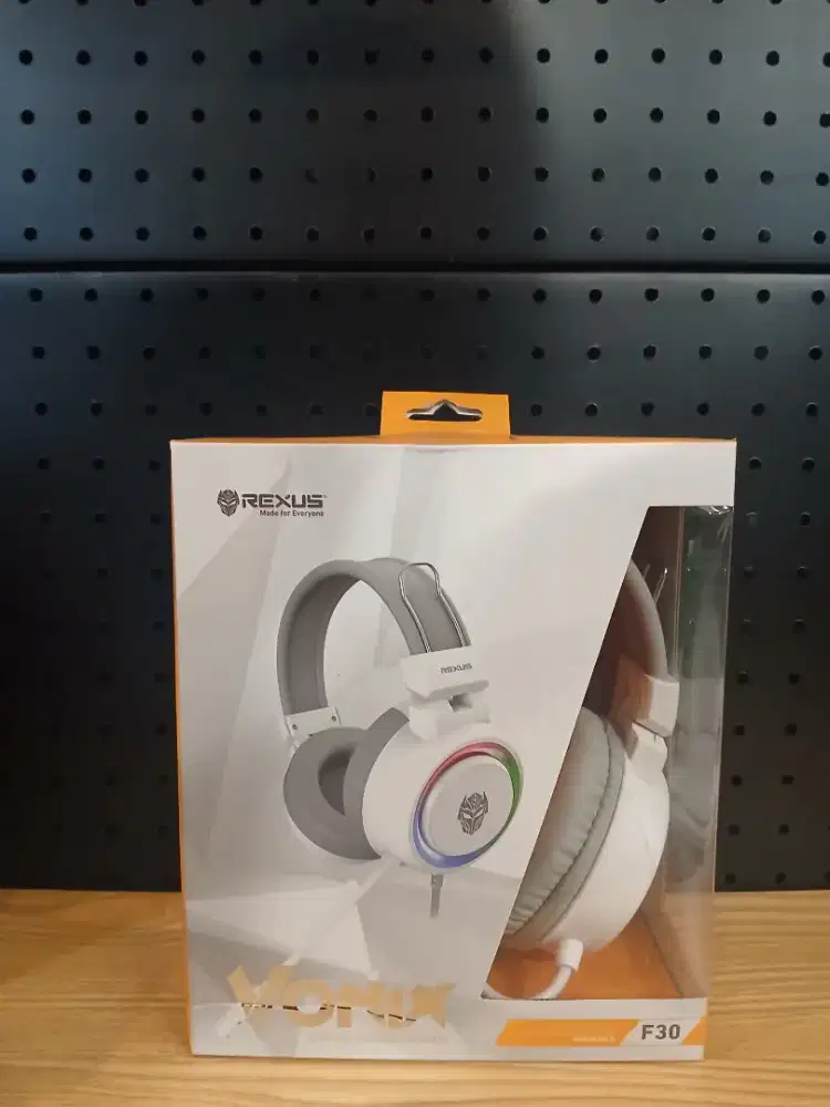 Rexus F30 Vonix Gaming Headset Series Dual Jack + USB F 30 Led Rubber