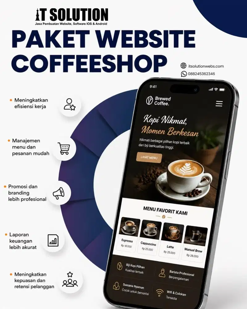 Paket Website Coffee Shop Profesional di Yogyakarta