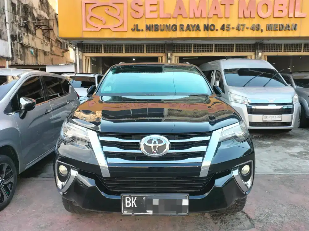 Odo 50rb‼️Toyota Fortuner VRZ Solar Diesel 2016 hitam