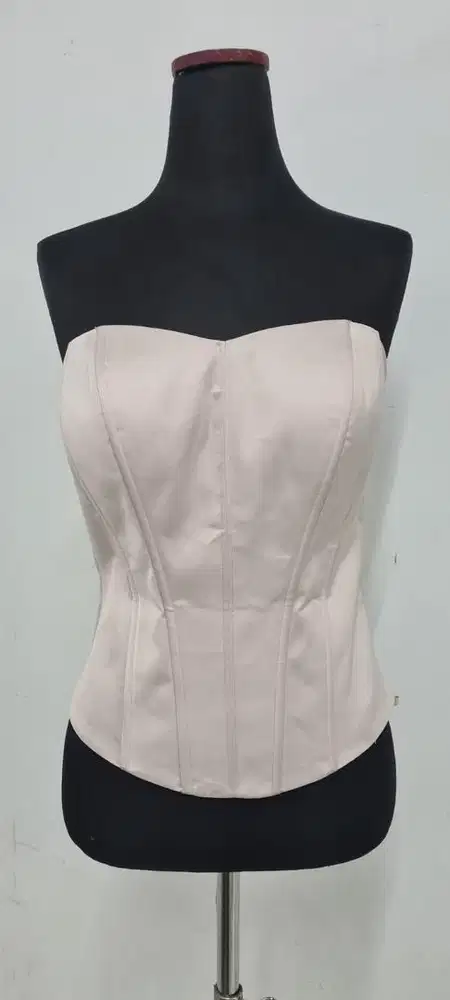 Bustier soft dusty ukuran L, longtorso kebaya