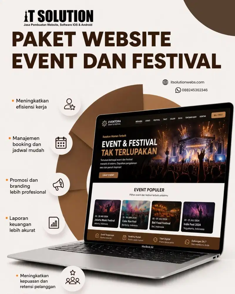 Paket Website Event dan Festival Profesional di Yogyakarta