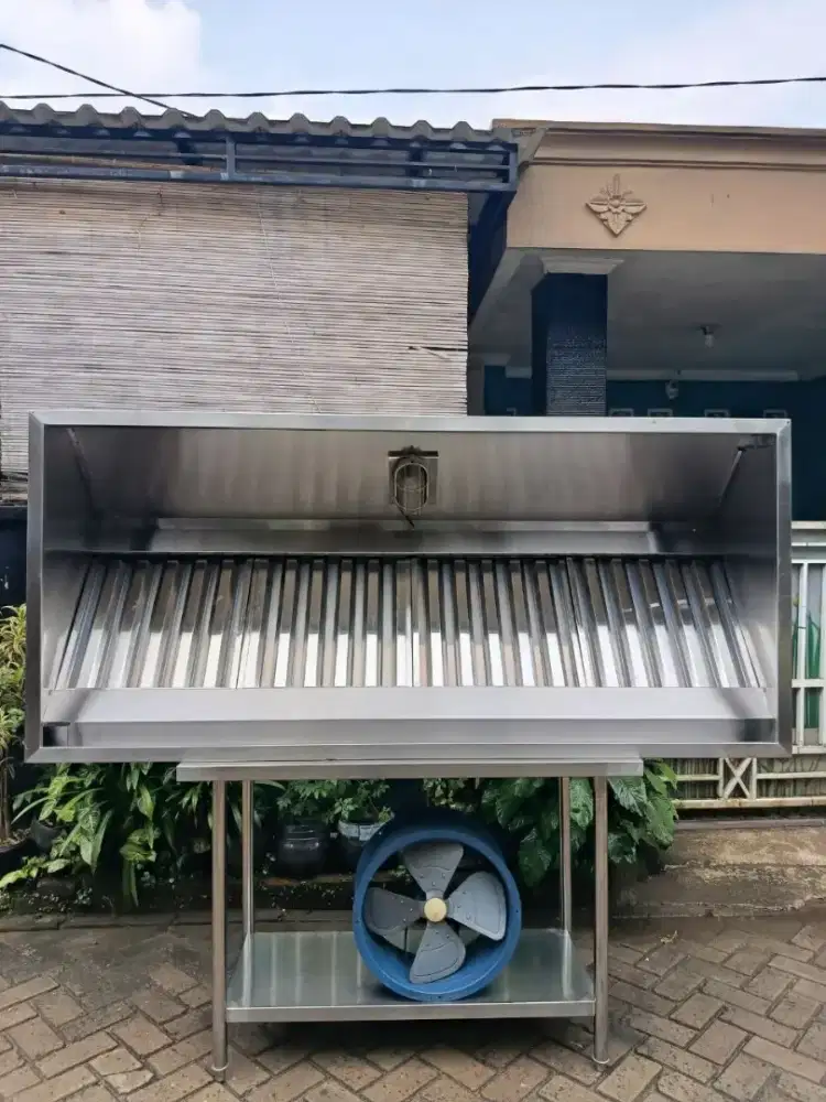 Stainles hood kitchen blower