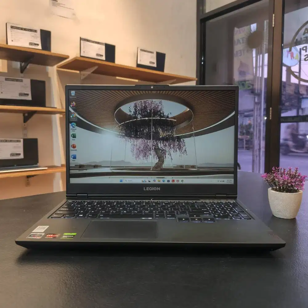 BU!! DIJUAL MURAH LAPTOP GAMING LENOVO LEGION 5-15ARH05//RYZEN 7-4800H