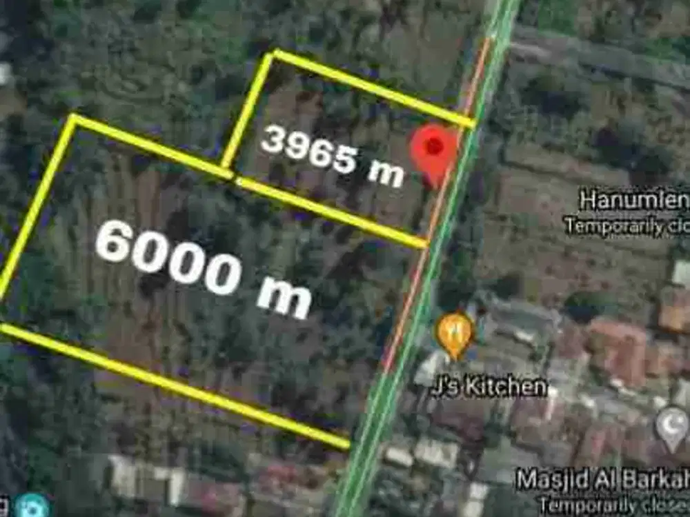 Dijual Tanah Strategis di Kolonel Masturi