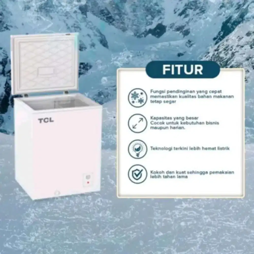 Freezer TCL 100 Liter