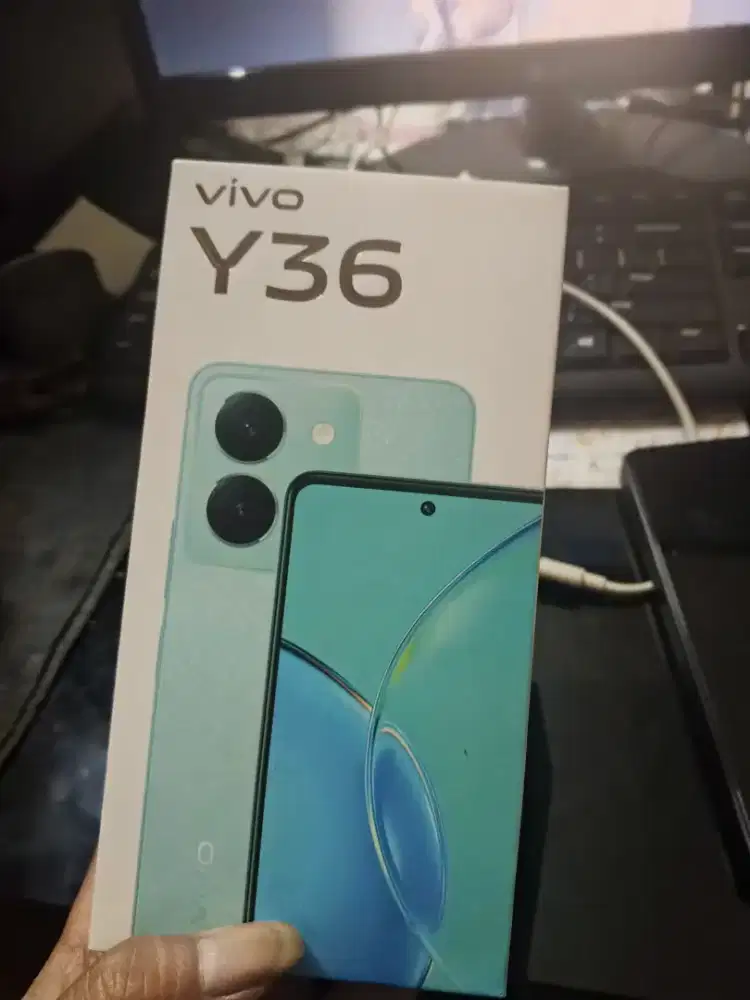 Vivo y 36 dus buku charger lengkap