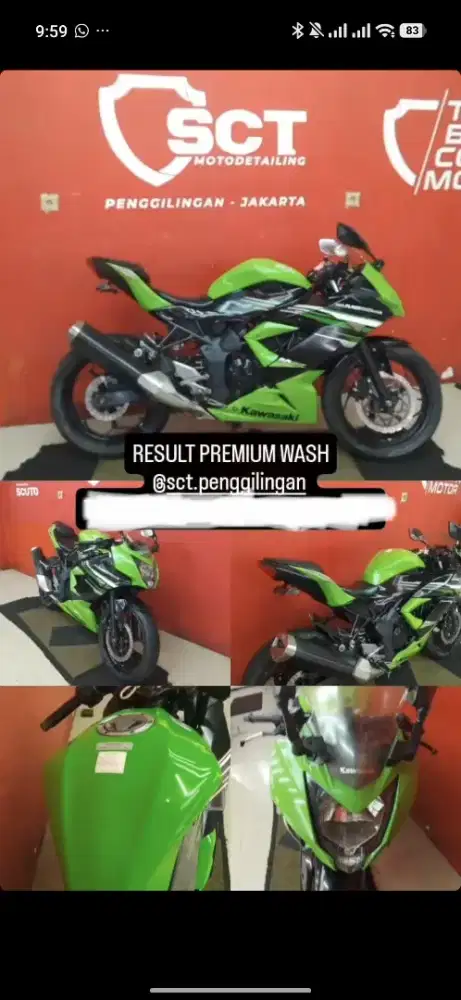 Dijual Ninja 250 tahun 2014