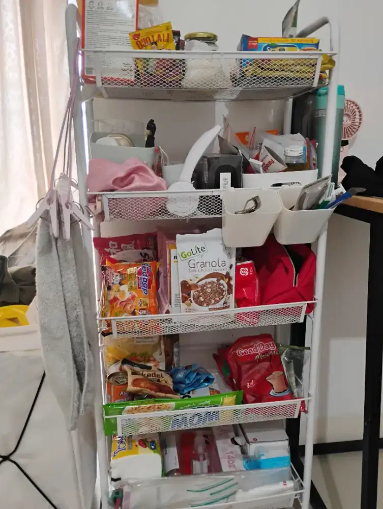 Rak susun besi ikea