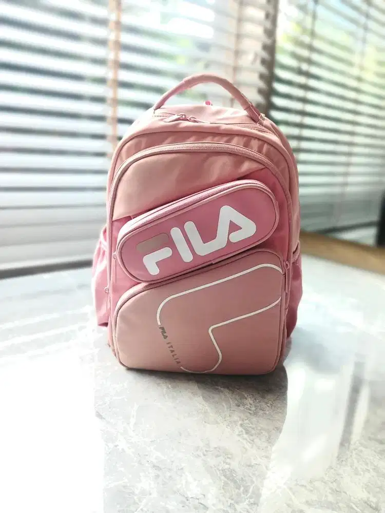 Original Fila Brand Kids Pink Backpack