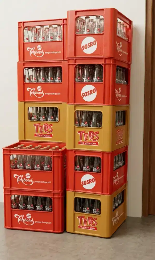 200rb untuk 5 krat dan botol
