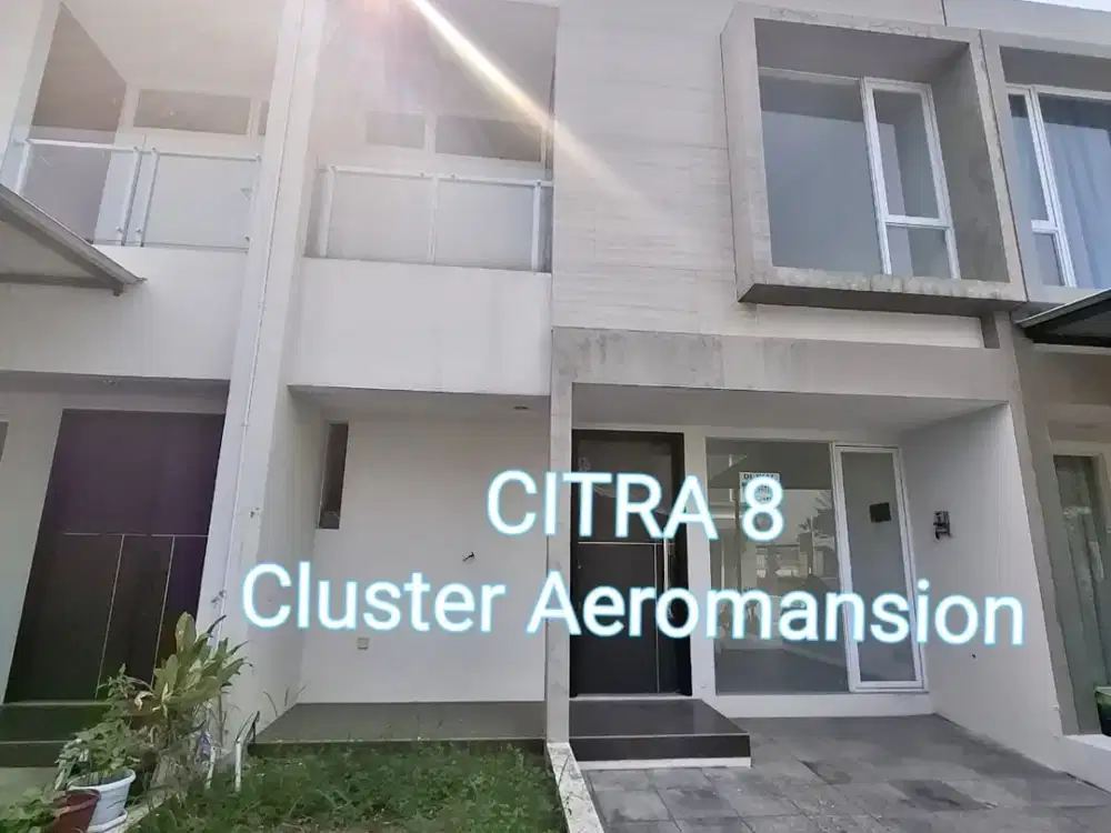 DIJUAL RUMAH BRAND NEW MINIMALIS HADAP SELATAN JALAN LEBAR TURUN HARGA DI CITRA 8