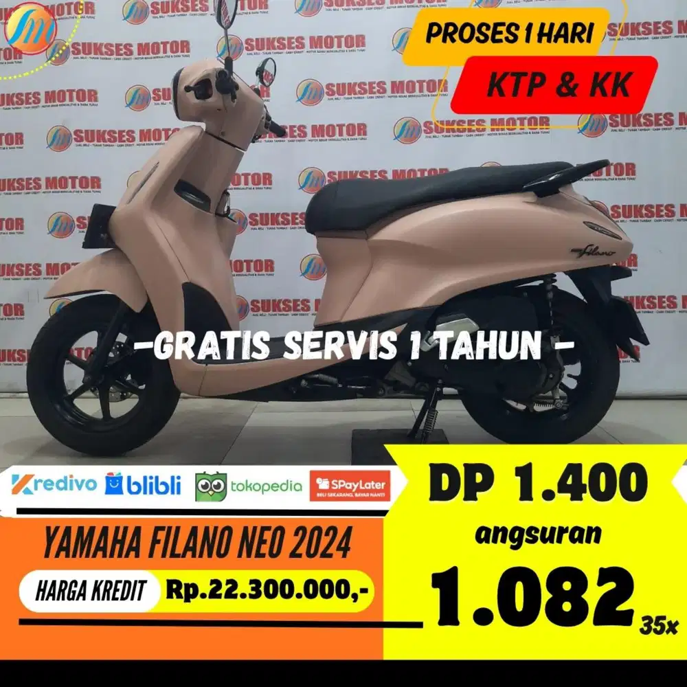 BISA KREDIT MURAH YAMAHA GRAND FILANO NEO 2024 ANGSURAN SANGAT RINGAN