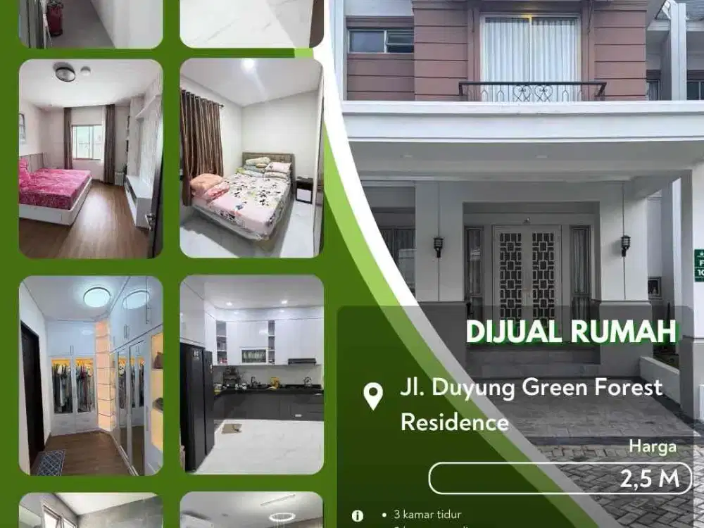 Dijual Rumah Green Forest Pekanbaru Kota Siap Huni!