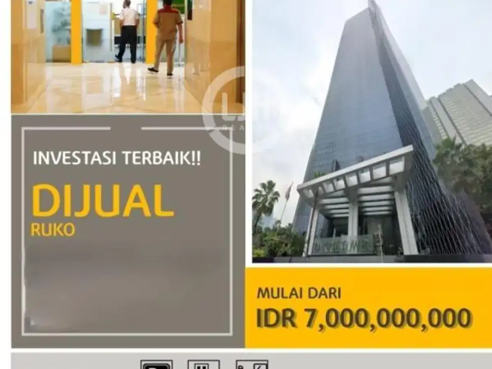 Dijual Ruko di Bakrie Tower Rasuna Epicentrum, Setiabudi, Jakarta Selatan