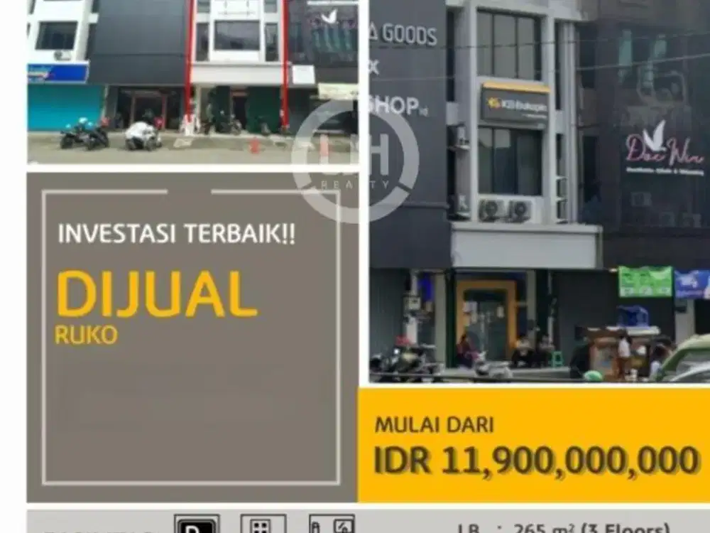 Dijual Ruko Lokasi Strategis di Boulevard Barat, Kelapa Gading, Jakarta Utara