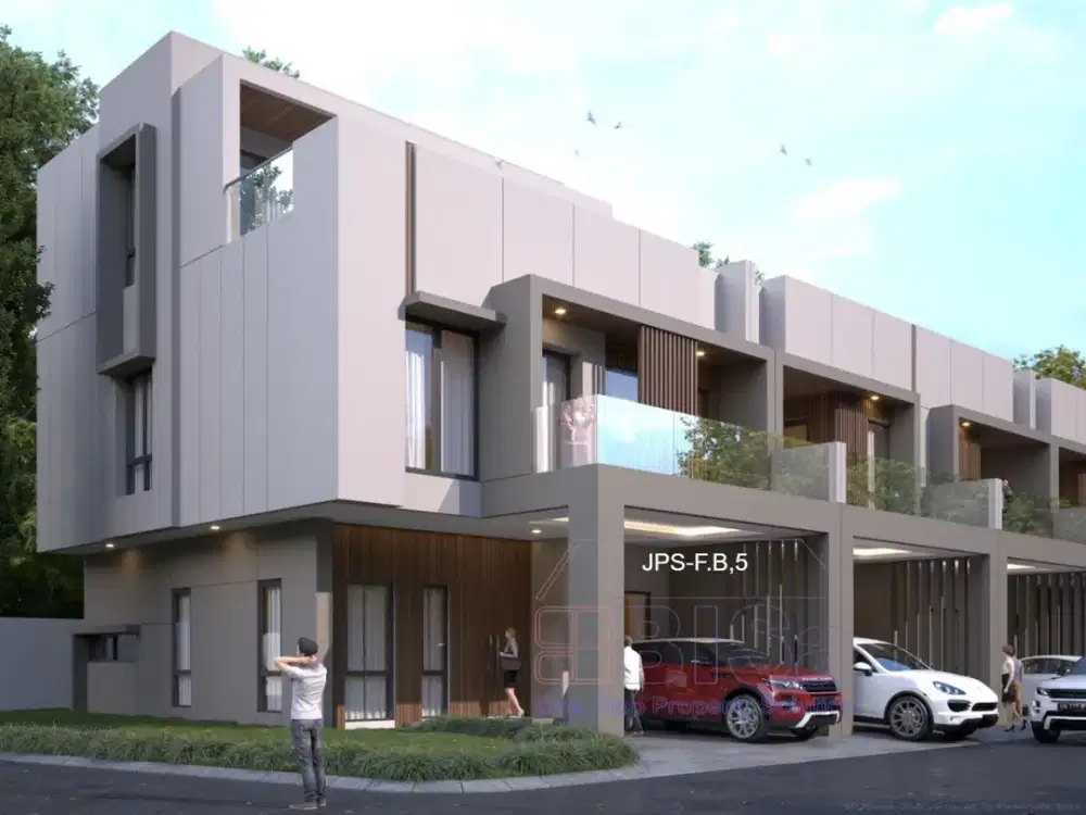 Rumah Baru 2,5 Lantai Hook Beverly Green Batam Centre – Full Renovasi, Furnished & Side View Laut