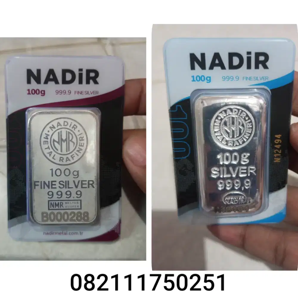 dijual nadir 100gram kadar 999,9