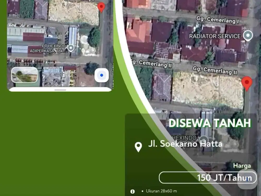 Diswakan Tanah Jalan Soekarno Hatta Pekanbaru Kota Siap Usaha!