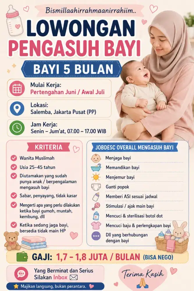 Sedang mencari pengasuh bayi