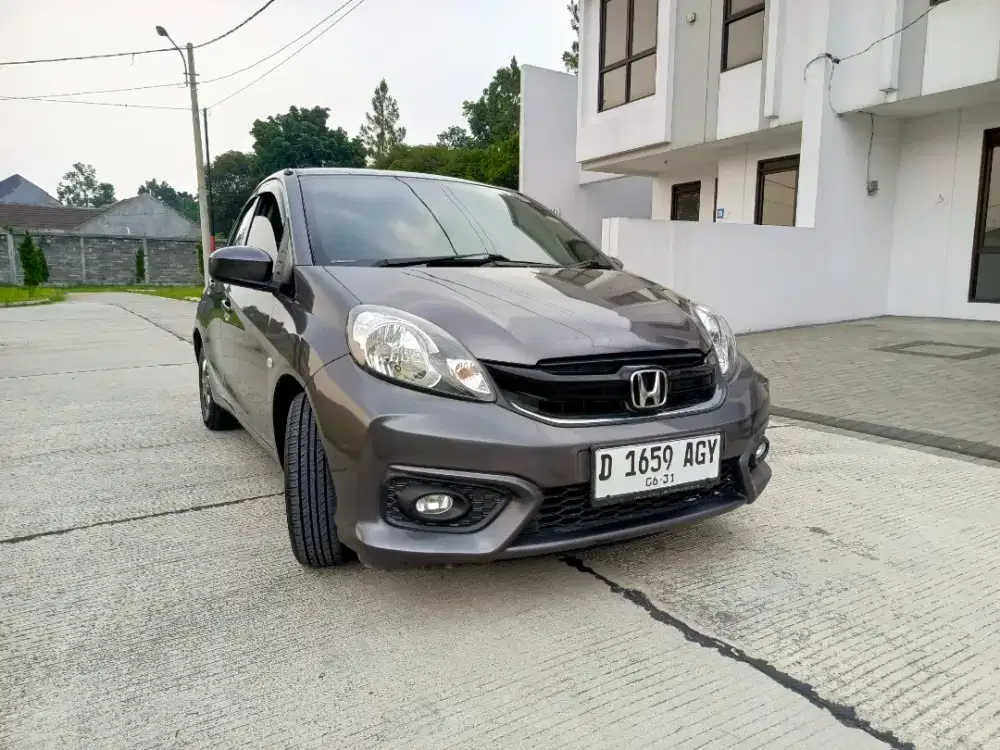 Honda Brio E cvt matic 2018 grey